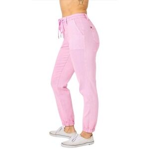 Judy Blue Pink Drawstring Jeans | Size 5/27